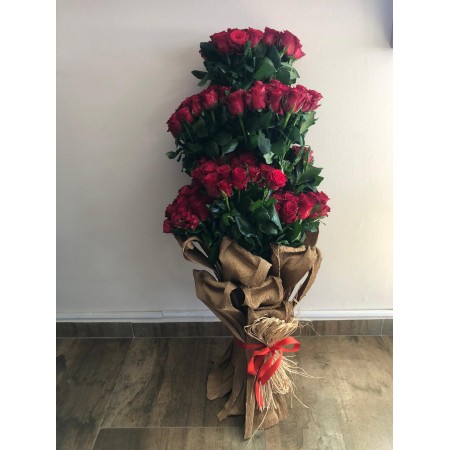 3 KATLI GÜL BUKETİ